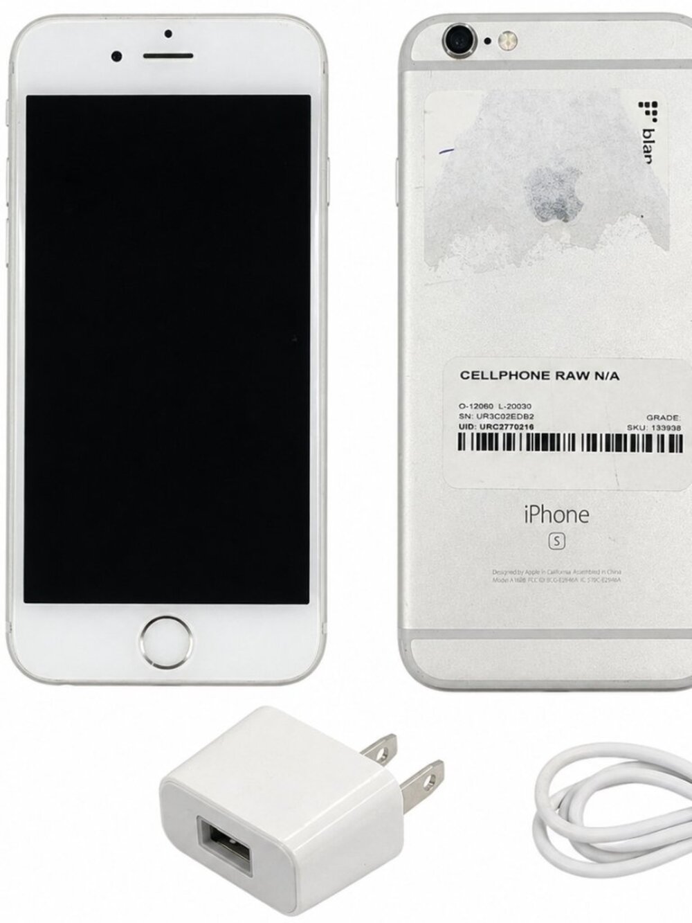 iPhone 6S 128GB Unlocked White BH 100% Fully Functional #6P